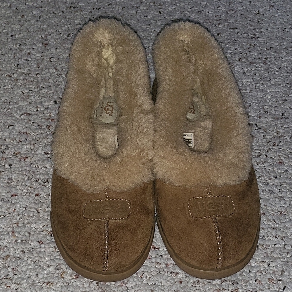 UGG Brown Shearling Slippers